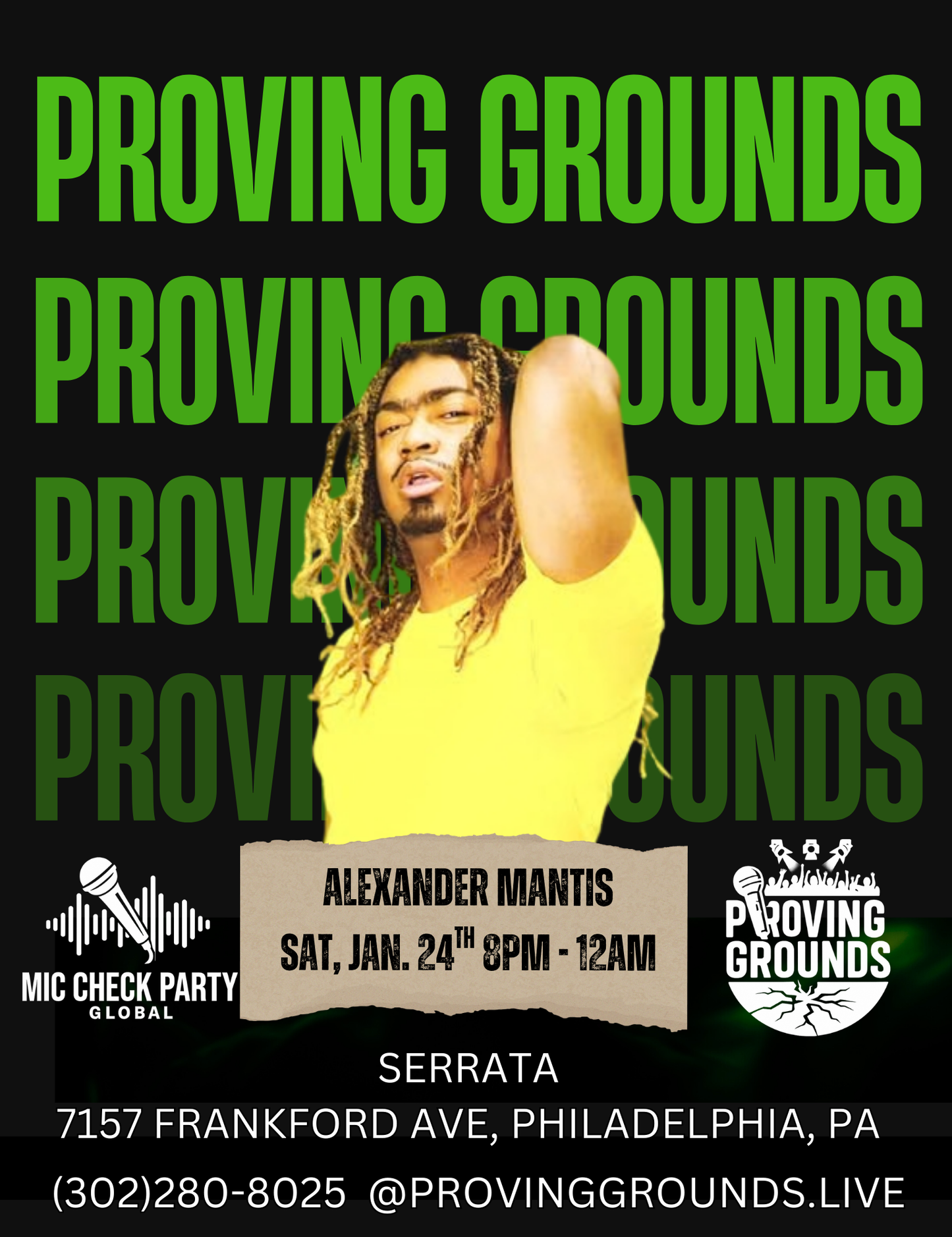 Proving Grounds Philadelphia (POSTPONED)