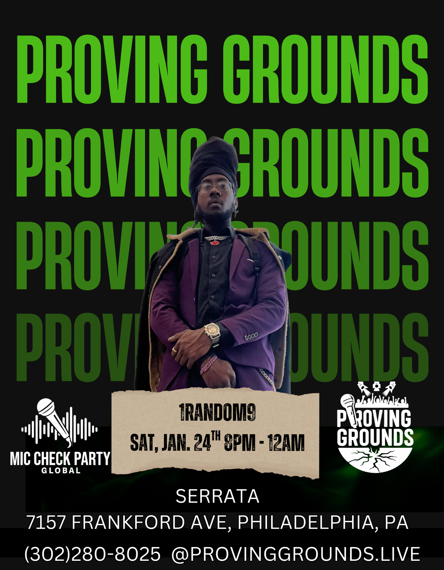 Proving Grounds Philadelphia (POSTPONED)