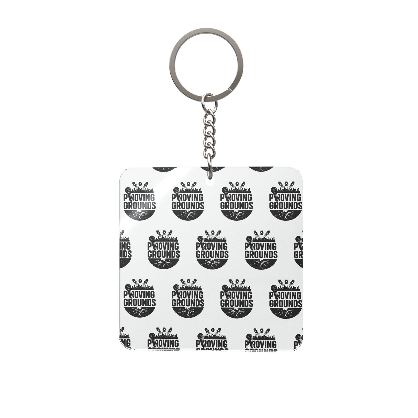 Proving Grounds Square Keychain
