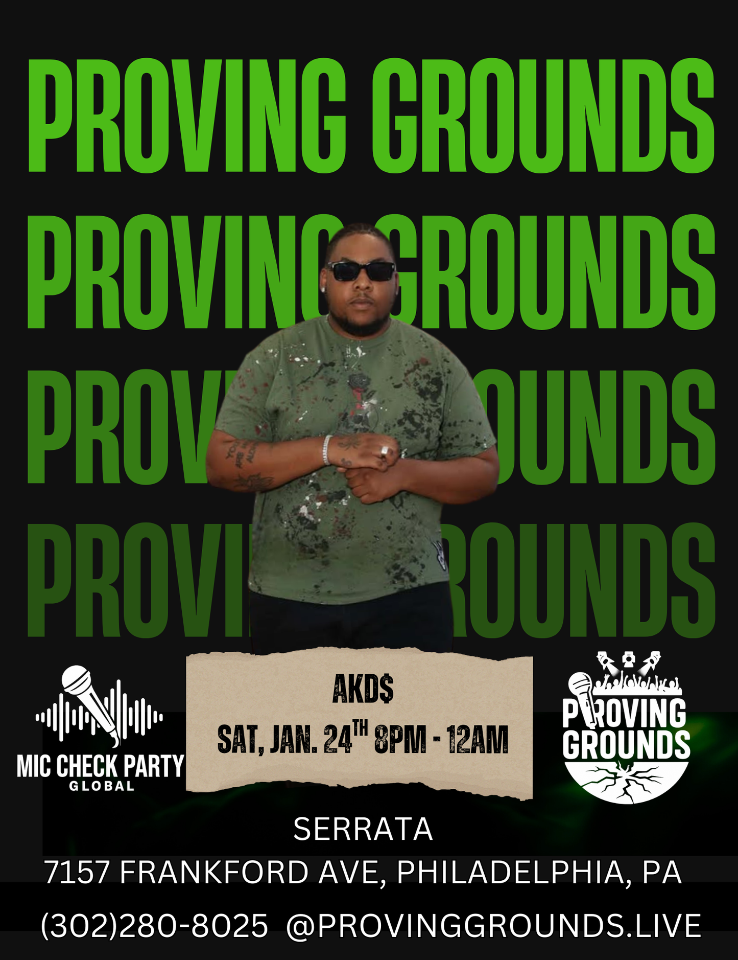 Proving Grounds Philadelphia (POSTPONED)