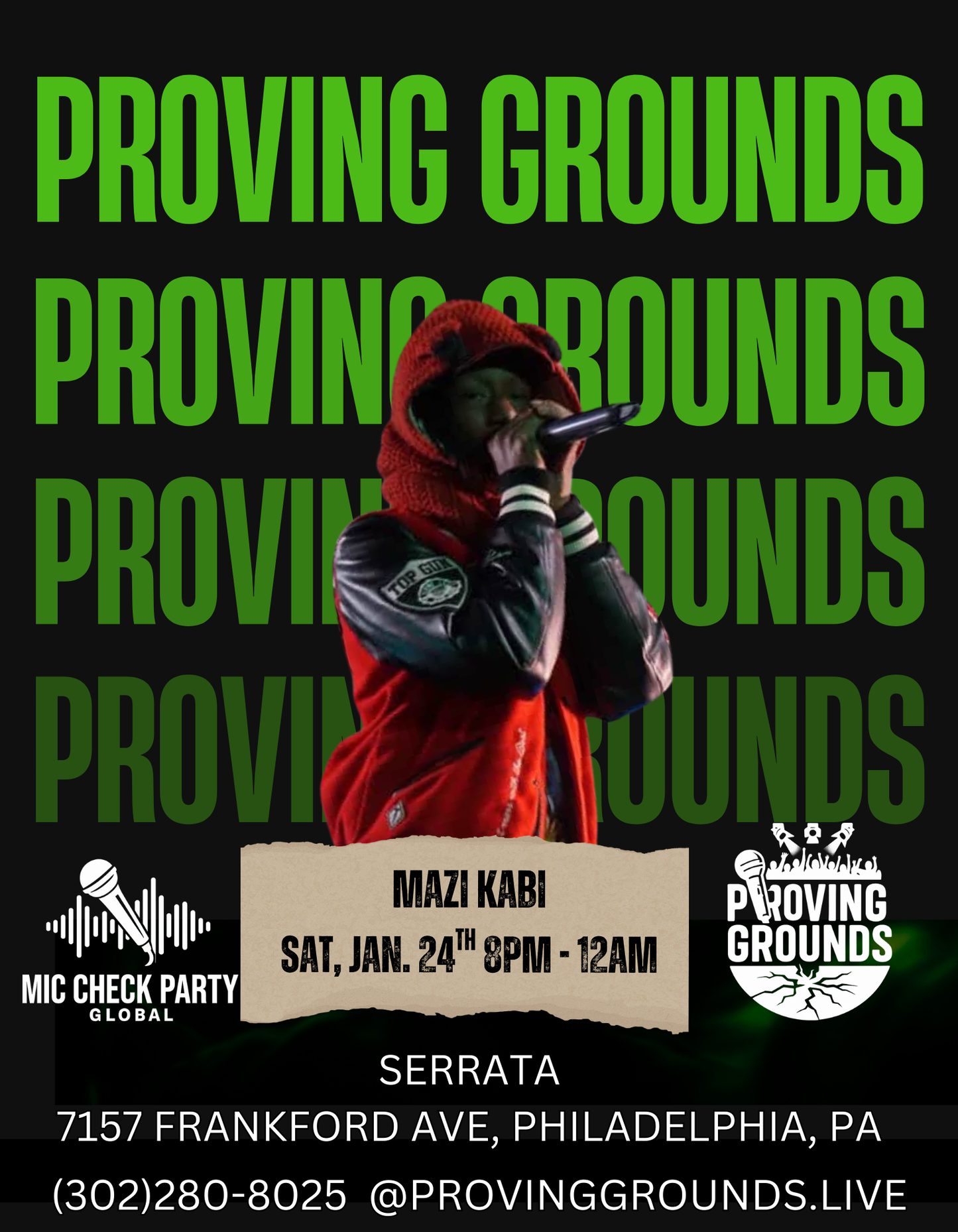 Proving Grounds Philadelphia (POSTPONED)