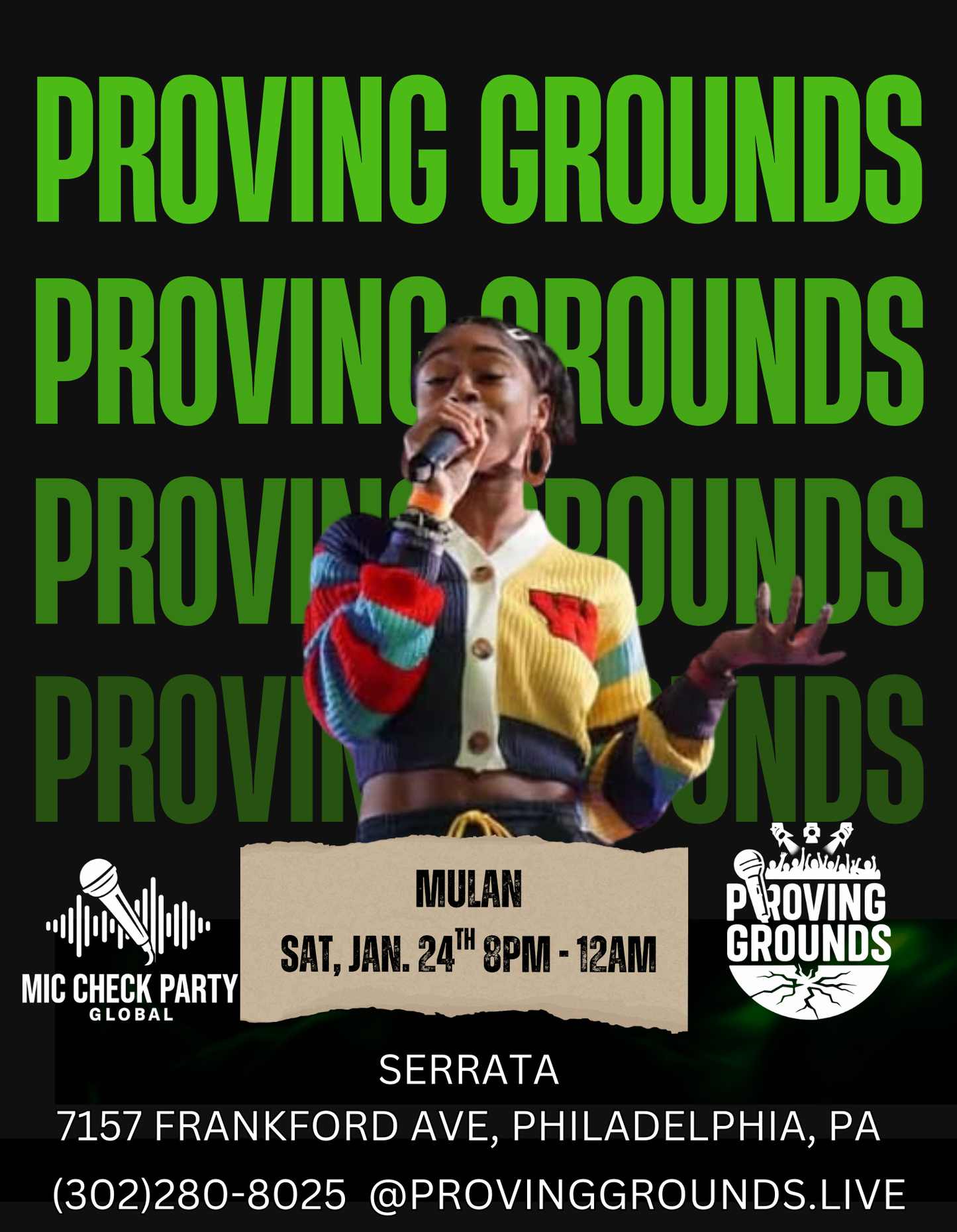 Proving Grounds Philadelphia (POSTPONED)