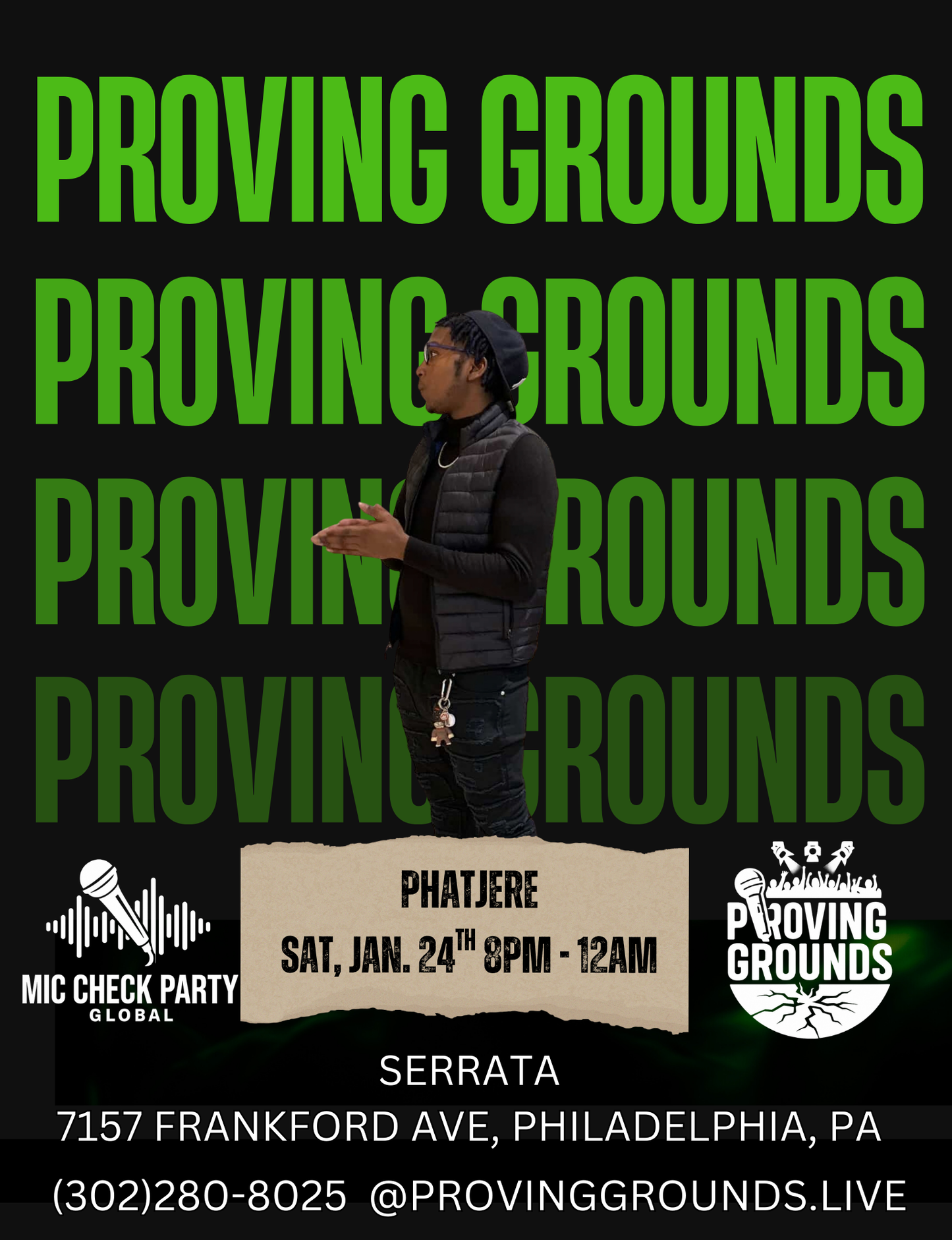 Proving Grounds Philadelphia (POSTPONED)